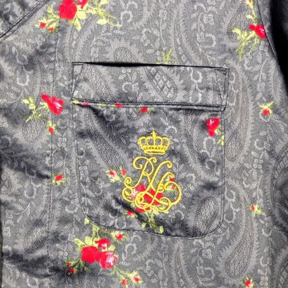 Ralph Lauren Floral Paisley Pajama Top S - Picture 3 of 6